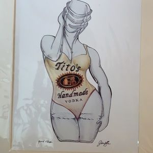 Titos Female Body Print (8x10), SIGNED BY ARTIST